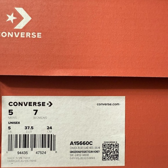 NEW Women's CONVERSE Chuck 70 De Luxe XXHi Western A15660C Boots Sz 7 - Picture 8 of 8